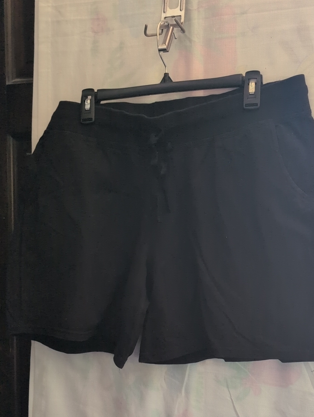 Hanes Black Women's Athletic Drawstring Shorts